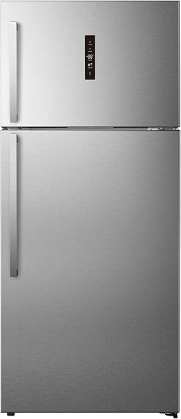 Hisense RT729N4ASU1 - Two Door Top 557L Freezer Fridge, Super Freeze, Easy Approach Drawers, Total No Frost, 79.4x72.6x185.2 cm (LxWxH), Silver, 1 Year Full & 5 Years Compressor Manufacturer Warranty