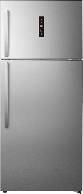 Hisense RT729N4ASU1 - Two Door Top 557L Freezer Fridge, Super Freeze, Easy Approach Drawers, Total No Frost, 79.4x72.6x185.2 cm (LxWxH), Silver, 1 Year Full & 5 Years Compressor Manufacturer Warranty