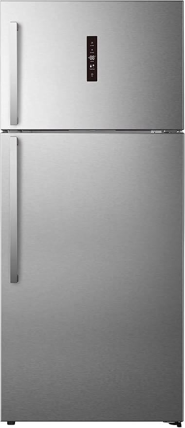 Hisense RT729N4ASU1 - Two Door Top 557L Freezer Fridge, Super Freeze, Easy Approach Drawers, Total No Frost, 79.4x72.6x185.2 cm (LxWxH), Silver, 1 Year Full & 5 Years Compressor Manufacturer Warranty