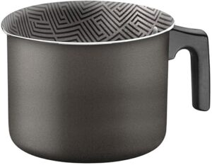 Tramontina Paris Texture 12cm 1.2L Graphite Aluminum Multipurpose Boiler with Interior and Exterior Starflon Max Lead PFOA Free Nonstick Coating