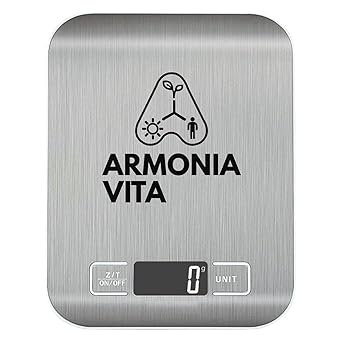 Food Scale | Digital Electronic Kitchen Food Weighing Scale with High Precision Sensors | LCD Display & Tare Function | Portable Cooking, Baking & Meal Prep Tool | 5kg Capacity