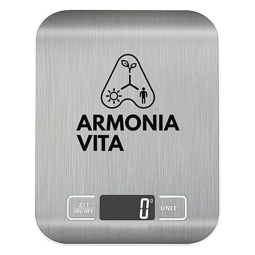 Food Scale | Digital Electronic Kitchen Food Weighing Scale with High Precision Sensors | LCD Display & Tare Function | Portable Cooking, Baking & Meal Prep Tool | 5kg Capacity