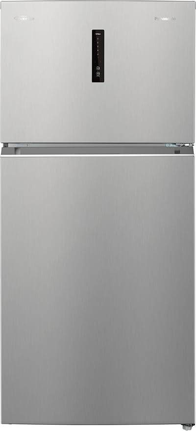 Panasonic 541L Gross Capacity, 2-Door Top Mount Refrigerator, Hygienic Nutri Tafreez, Ag Clean Filter, Dual Crisper with Humidity Controller, Inverter, Surround Cooling - Silver NR-BC641VSAE