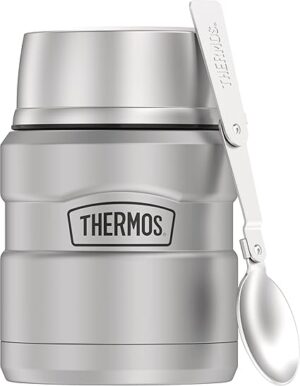 Thermos Stainless King 16-Ounce Food Jar 16 oz Metallic SK3000STTRI4