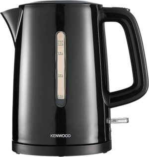 Kenwood Kettle 1.7L Cordless Electric Kettle 2200W with Auto Shut-Off & Removable Mesh Filter ZJP00.000BK Black