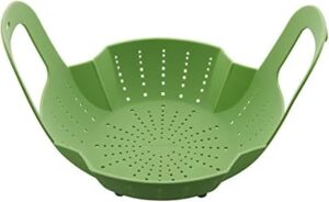 Instant Pot Official Silicone Steamer Basket, Compatible with 6-Quart and 8-Quart Cookers, Green