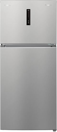 Panasonic 435L Gross Capacity, 2 Door Top Mount Refrigerator, Hygienic Nutri Tafreez, Ag Clean Filter, Large Crisper with Humidity Controller, Inverter, Surround Cooling, Silver - NR-BC535VSAE