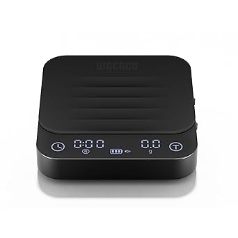 WACACO Exagram Pro Coffee Scale with Timer, Smart Espresso Scale Automatic Timing Rechargeable Mini Digital Coffee Weight Scales Gram&Ounce&Milliliter, Food Kitchen Scale, Black