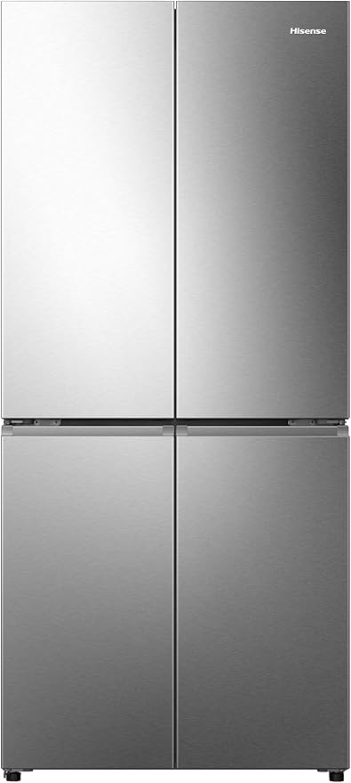 RQ5G470SBS3- Cross Door American 457L Freezer Fridge, My Fresh Choice, Frost Free, Multi Air Flow, Dual-Tech Cooling, Bottom Cooling System, Silver Glass, 1 Year Full & 5 Years Compressor Warranty