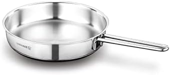 Korkmaz Alfa Plus Couscous 10 Pcs Tri-Ply Bottom Stainless Steel Cookware Set | Sandwich Bottom Induction Compatible Pots and Pans Set | Silver - KA1998