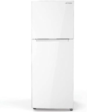 Aftron AFR2410F Freestanding Top Mounted Refrigerator, 240 Liter Capacity, White