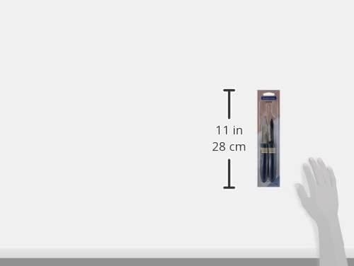 Tramontina Cor&Cor 2 Pieces Paring Knife Set with Stainless Steel Blade and Blue Polypropylene Handle