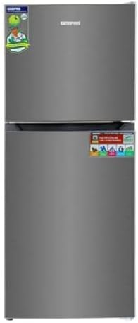 250L Gross-180L Net Capacity, No Frost Double Door Refrigerator| With Multi Air Flow, Stainless Steel Body, Recessed Handle,Tempered Glass Shelves GRF2522SXN