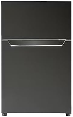 Bompani 100 Liter Top Mount Double Door Refrigerator - Defrost Fridge Freezer With Smart Sensor & Humidity Control With 1 Year Full & 5 Year Compressor Warranty - BR100SS - Black