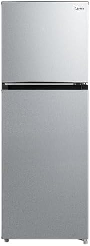 Midea 346L Gross & 236L Net Top Mount Double Door Refrigerator, Frost Free, Smart Sensor & Humidity Control, Inverter Quattro, Active-C Fresh, MultiAir Flow, Electronic Control, Silver MDRT346MTE46AED