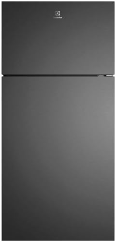 Electrolux 503L Net Capacity, Top Mount Refrigerator, AI AutoSense Technology, 2-Door Top Freezer Fridge, Low Energy Consumption with Inverter Compressor, No Frost, Low Noise & Deodorizer, ETM5002C-B