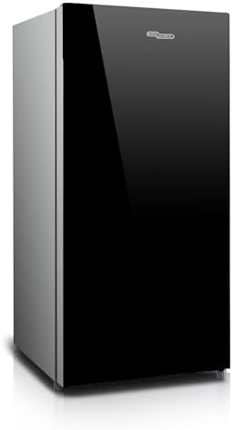 Super General 170 Liters Refrigerator SGR186, Beverage Fridge with Mirrored Door, Compact Design, Freezer Box, Designed for durability, Fridge Lamp, Egg tray, 50x49.5x115cm (WxDxH), Black