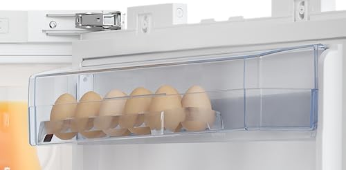 Beko Integrated Fridge Freezer (Freezer Bottom) 300 Liter Capacity, No Frost, ProSmart Inverter Compressor, White BCN130