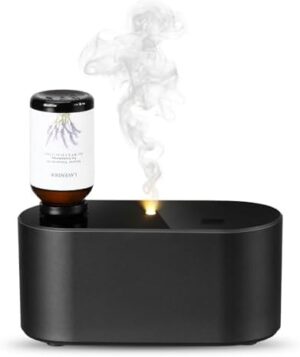 Waterless Diffuser for Home Essential Oil Diffuser, Aromatherapy Diffuser, Portable Scent Diffusers, 3 Mist Modes, Cycle Start for Bedroom, Office Studio 160-350 sq. ft Black