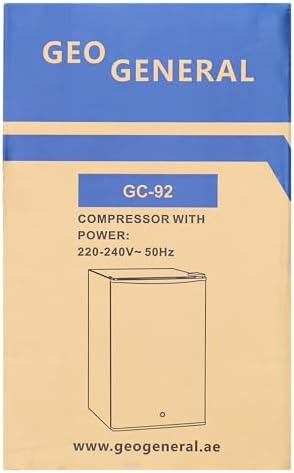 Refrigerator GC-92, 92L Capacity, 10L Freezer (Black)