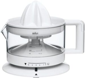 Braun Juicer, White, 350 Ml, Cj 3000"Min 1 year manufacturer warranty"