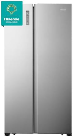 Hisense 670 Liter Refrigerator Side By Side A+ Energy Efficiency Silver Model RS670N4ASU -1 Years Full & 5 Years Compressor Warranty.