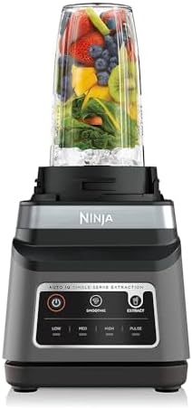 Ninja 2-In-1 Professional Blender, One Touch Blending Programs, 1200W, Black/Grey, BN750ME, 2 Years Warranty