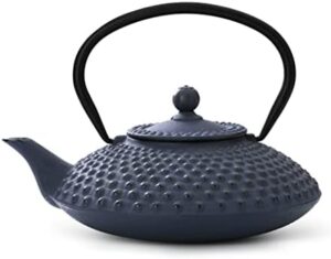 bredemeijer Jing Teapot, 1.25-Liter, Blue Cast Iron