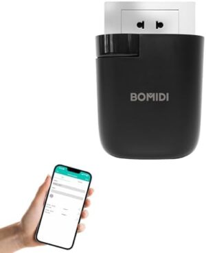 Smart Waterless Aroma Diffuser - Bluetooth Essential Oil Diffuser for Home & Office, Mist-Free Safe for Kids/Pets, 90m³ Coverage, 3 Intensity Modes - Black