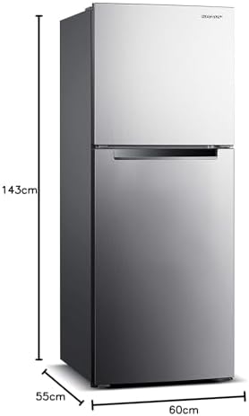 Sharp 260 Liters Top Mount No Frost Refrigerator SJ-HM260-HS3 Inox Silver