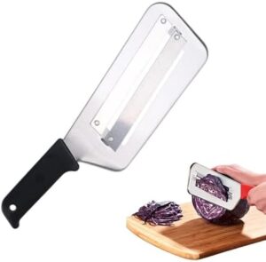 Vegetable Cutter, Multifunctional Stainless Steel Double-layer Slicer, Cabbage Slicer Shredder, Potato Double Blade Slicing Cutter, Household Vegetable Cutter for Kitchen