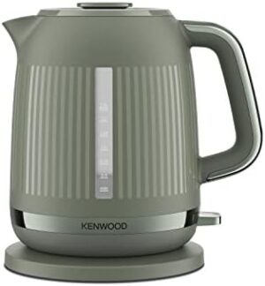 Kenwood Dusk Electric Kettle, 360° Swivel Base, Water Level Indicator, Cord Storage, Boil-Dry Protection, Removable Filter, Capacity 1.7L, ZJP30.000GN, 3000W, Olive Green