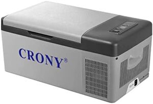 CRONY Car Refrigerator 15L C15 12v Thermoelectric Car Freezer Camping Fridge Freezer Cooler…