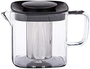 TALIONA TEA POT STAINLESS STEEL FILTER WITH PLASTIC LID 600ML, TL2213431