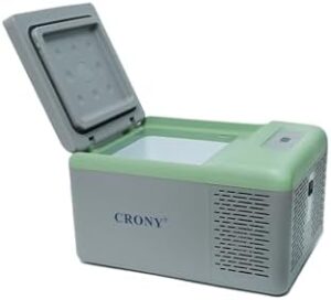 CRONY C9-9Litre Portable Mini Freezer,12 Volt Refrigerator, 10 Quart (9 Liter) Fast Cooling 12V Car Fridge,Car Cooler, 12/24V DC for Outdoor, Camping, RV, Truck, Boat
