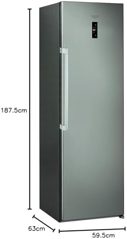 Ariston 363 Liters Single Door Refrigerator, Reversible Door, Fast Cooling, Semi-Automatic Defrost, Electronic Control, Antibacterial Filter, Interior Light, Made In Turkey, Optic Inox, SA8A2DXRFEX