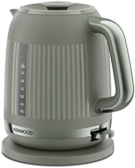 Kenwood Dusk Electric Kettle, 360° Swivel Base, Water Level Indicator, Cord Storage, Boil-Dry Protection, Removable Filter, Capacity 1.7L, ZJP30.000GN, 3000W, Olive Green