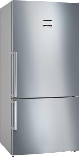 Bosch Series 6 Free-Standing Bottom Freezer Refrigerator 682 Liters,186 x 86 cm, Stainless steel (with anti-fingerprint), KGN86AI31M, 1 Year Manufacturer Warranty