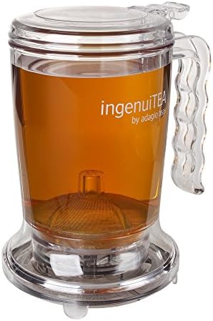 Adagio Teas ingenuiTEA Bottom-Dispensing Teapot,clear,16 oz