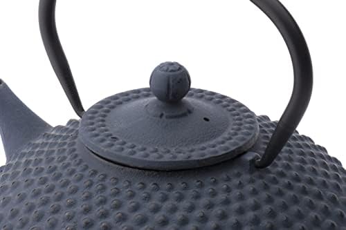 bredemeijer Jing Teapot, 1.25-Liter, Blue Cast Iron