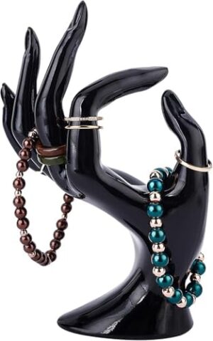 OK Shape Jewelry Display Stand - Hand Bracelet & Wedding Ring Holder - Home Organization