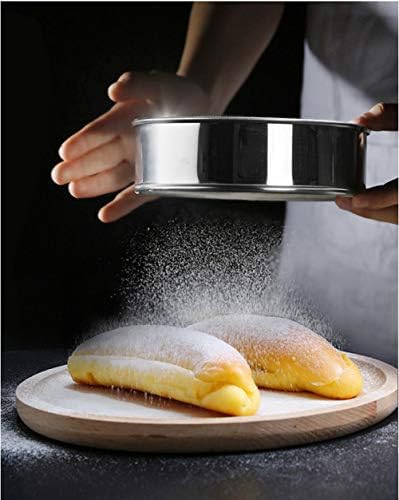 Tamis Sieve Flour Stainless Steel 40 Mesh Round Sifter for Baking 6 Inch