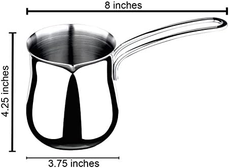 Cuisinox 24 Oz Stainless Steel Turkish Cezve Coffee Pot