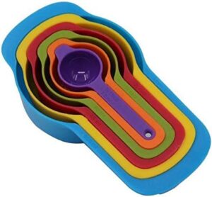 6-Piece Kitchen Measuring Cups Set – Stackable, BPA-Free, Durable Measuring Cups for Baking & Cooking