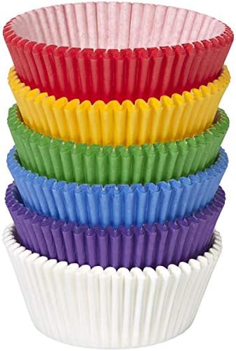 Wilton Standard Baking Cups-Rainbow 150/Pkg, Other, Multicoloured, 9.36 X 9.36 X 12.92 cm