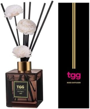 مجموعة عصي الروائح العلاجية| موزع روائح اعواد| اعواد معطرة برائحة Reed Diffuser Set|Aromatic Home Fragrance Set|Reed Diffusion Oil|Home Air Freshen |Essential Oil Diffuser,6.7oz (Gardenia)