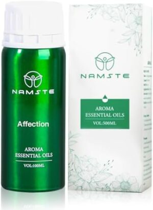 NAMSTE Aroma Essential Oil, 100ml Affection Collection Scents Diffuser Oil, 100% Pure Natural Essential Oils, Blend of Lemon, Cherry Blossom, Sandalwood for Home Aroma Device