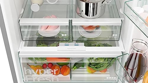 Siemens iQ300, 578 Litres Bottom Mount Freestanding Refrigerator, German Engineering, Silver Inox, 1 Year Warranty, KG76NVI31M