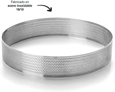 Lacor 68536 Perforated Cake Mould, 16 x 2 cm, Silver