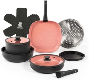 ROYDX Titanium Pots and Pans Set